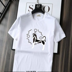 에르메스 HERMES 원형 H 라이팅 문양 티셔츠 4color