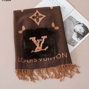 (반품가능) 루이비통 LOUIS VUITTON 빅 모노패턴 밍크포켓 로고 머플러 2color