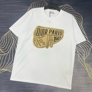 디올 DIOR PARIS 1947 패치티셔츠 화이트